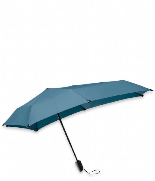 Senz  Mini Automatic Foldable Storm Umbrella Spring Lake Blue