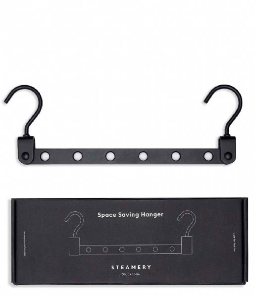 Steamery  Space Saving Hanger Black (0804)