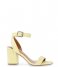 Steve Madden  Malia Sandal Suede Leather Yellow Suede (705)