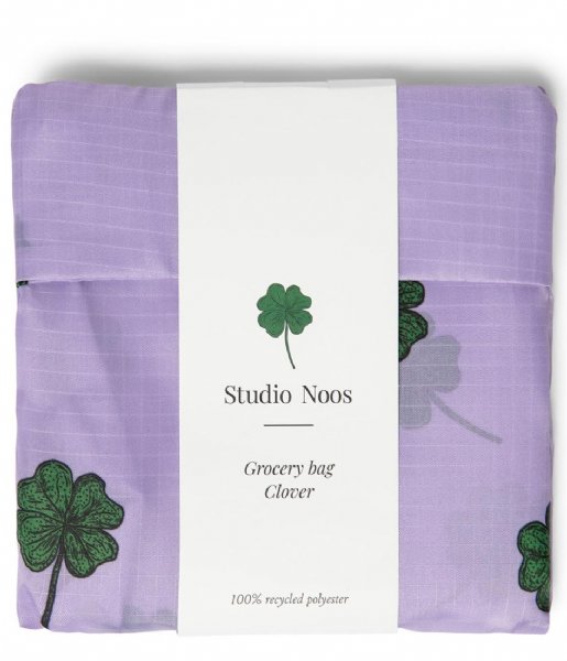 Studio Noos  Grocery Bag Clover Purple