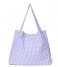 Studio Noos  Checked Cotton Mom Bag Lilac