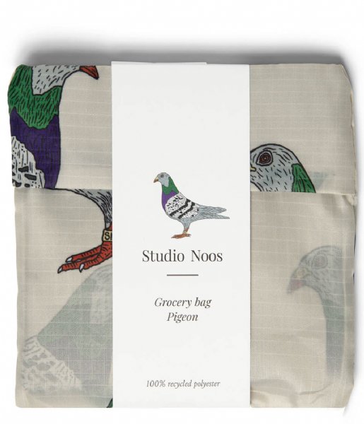 Studio Noos  Grocery Bag Pigeon Off White