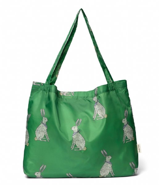 Studio Noos  Grocery Bag Rabbit Green