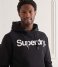 Superdry  Core Logo Hood Black (02A)