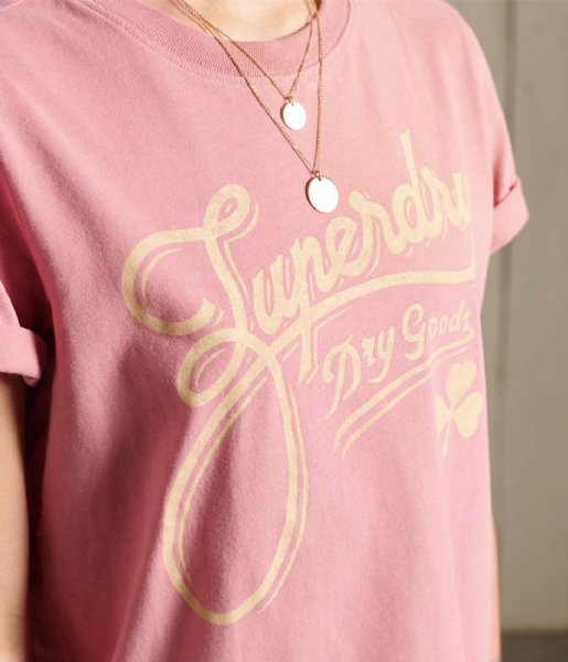 Superdry  Workwear Graphic Tee Dusty Rose (5AE)