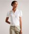 Ted Baker  Ellyie Pique Puff Sleeved Polo Ivory