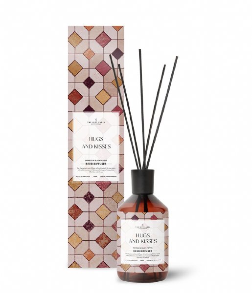 The Gift Label  Reed Diffuser 400ml PBP Hugs And Kisses Hugs And Kisses