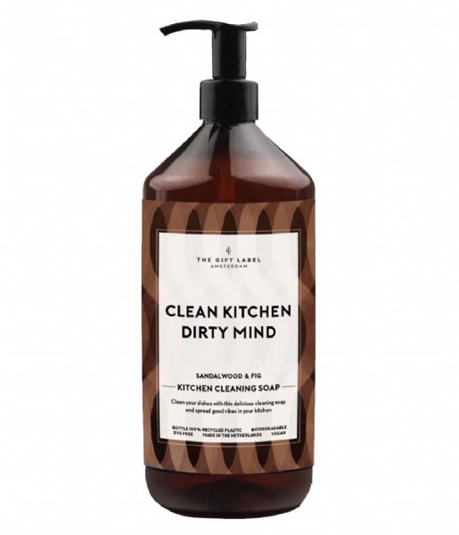 The Gift Label  Kitchen Cleaning Soap Clean Kitchen Dirty Mind Clean Kitchen Dirty Mind