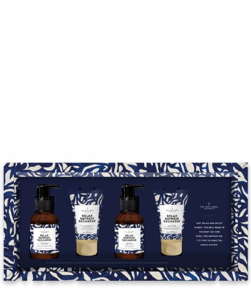 The Gift Label  Luxe hand & body care giftset Relax refresh recharge Kumquat & Bourbon Vanilla / Mandarin Musk