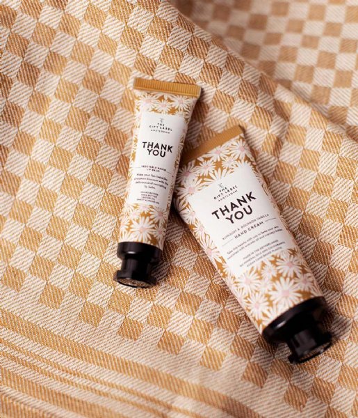 The Gift Label  Hand cream tube thank you 