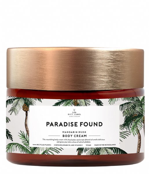 The Gift Label  Body cream Paradise found Mandarin Musk