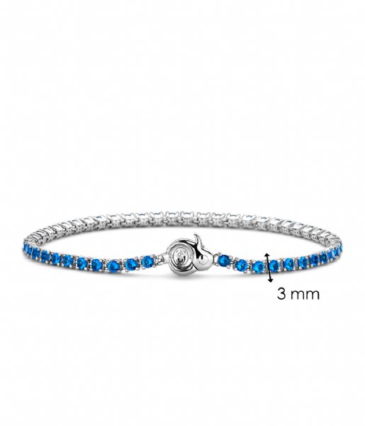 TI SENTO - Milano  925 Sterling Zilveren Armband 2995 Blue (DB)