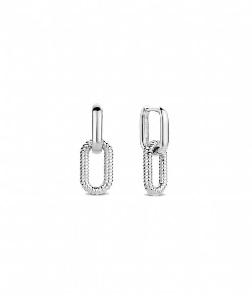 TI SENTO - Milano  925 Sterling Zilver Earrings 7831 Silver twisted (7831ST)