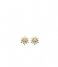 TI SENTO - Milano  925 Sterling Zilveren Earrings 7860 Zirconia white yellow gold plated (7860ZY)
