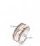 TI SENTO - Milano  925 Sterling silver Ring 12038MR parelmoer rose verguld (12038MR)