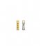 TI SENTO - Milano  925 Sterling Zilveren Earrings 7839 Silver Yellow Gold Plated (7839SY)