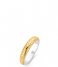 TI SENTO - Milano  925 Sterling silver Ring 12164 Zilver geelgoud verguld (12164SY)