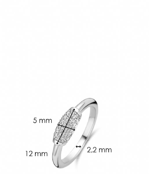 TI SENTO - Milano  925 Sterling silver Ring 12192 wit (12192ZI)