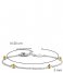 TI SENTO - Milano  925 Sterling Zilveren Armband 2927 Silver gold plated (2927SY)