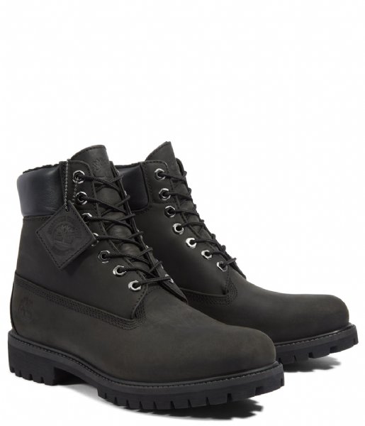 Timberland  6 In Premium Fur/Warm Lined Boot Black (1)
