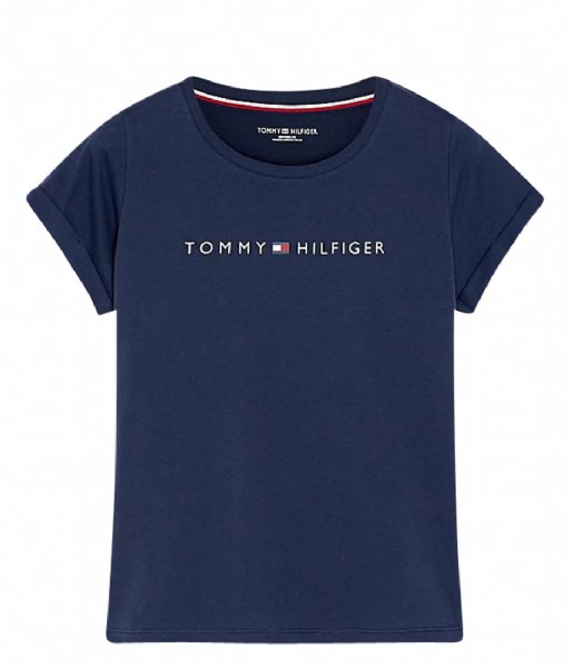 Tommy Hilfiger  Rn Tee Ss Logo Navy Blazer (416)