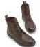 Tommy Hilfiger  Hilfiger Leather Lace Up Chelsea Boot Cocoa (GT6)