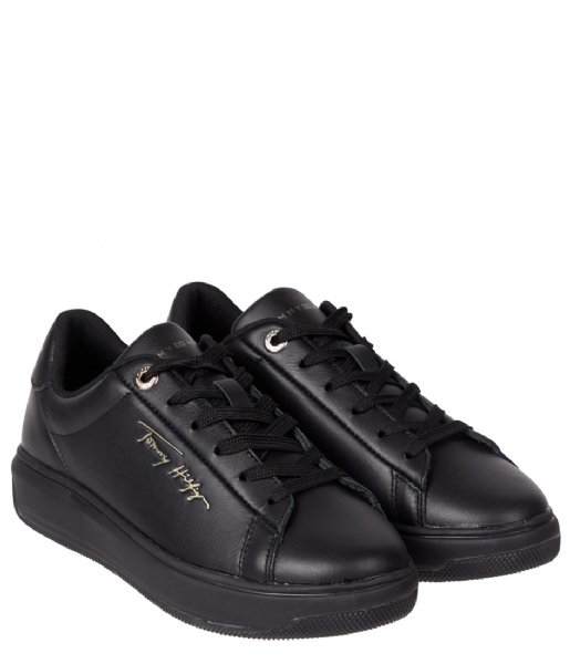 Tommy Hilfiger  Signature Court Sneaker Black (BDS)