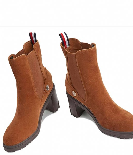 Tommy Hilfiger  Outdoor High Heel Boot Natural Cognac (GTU)