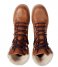 Tommy Hilfiger  Heel Laced Monogram Boot Natural Cognac (GTU)