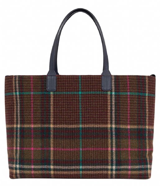 Tommy Hilfiger  Iconic Tommy Tote Check Green Check (0H7)
