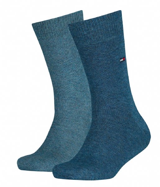 Tommy Hilfiger  Kids Sock Basic 2P Jeans (356)