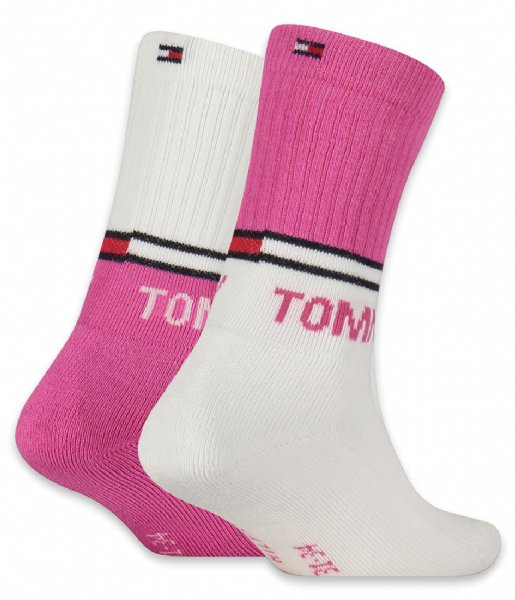 Tommy Hilfiger  Kids Seasonal Sock 2P Sport Tommy Pink (004)