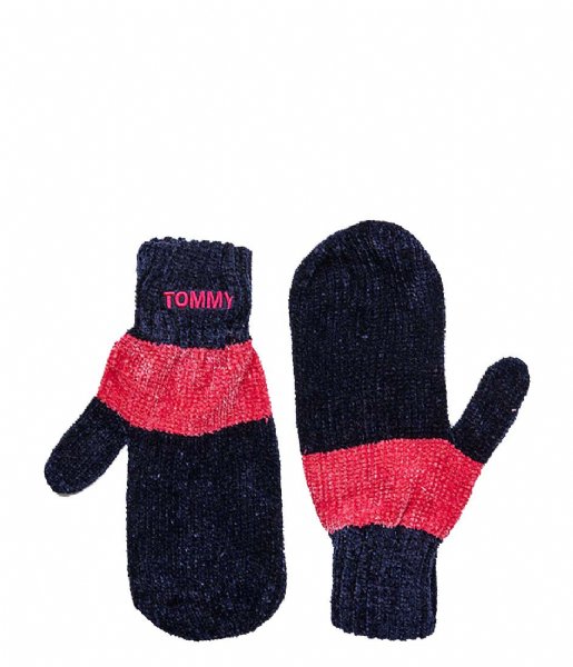 Tommy Hilfiger  Girls Youth Gloves Eccentric Magenta Colorblock (TZO)