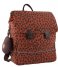 Trixie  School Backpack Leopard Oranje