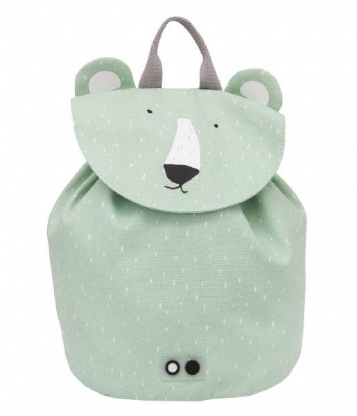 Trixie  Backpack mini Mr. Polar Bear Groen