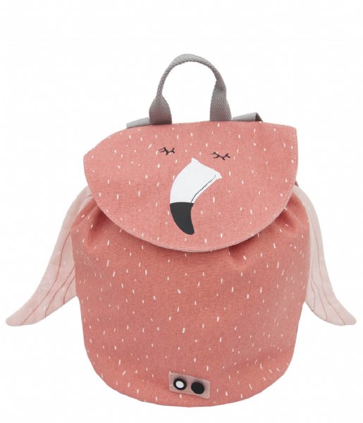 Trixie  Backpack mini Mrs. Flamingo roze
