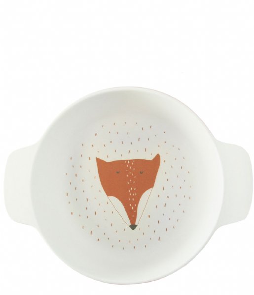 Trixie  Bowl with handles - Mr. Fox Print