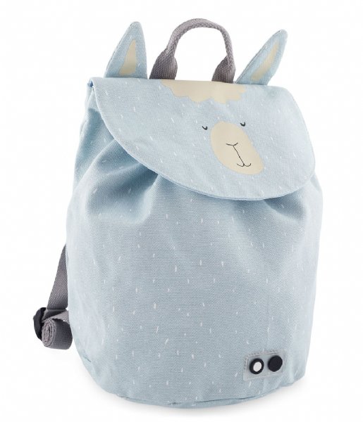 Trixie  Backpack Mini Mr. Alpaca Blauw