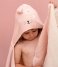 Trixie  Hooded towel , 70x130cm - Mrs. Rabbit Pink