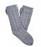 UGG  Laila Bow Fleece Lined Sock Dark Ice Silver