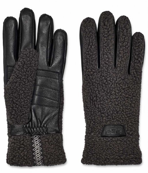 UGG  Sherpa Glove Black Heather
