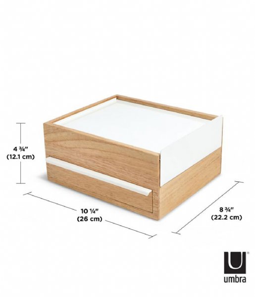Umbra  Stowit Storage Box White/Natural (668)