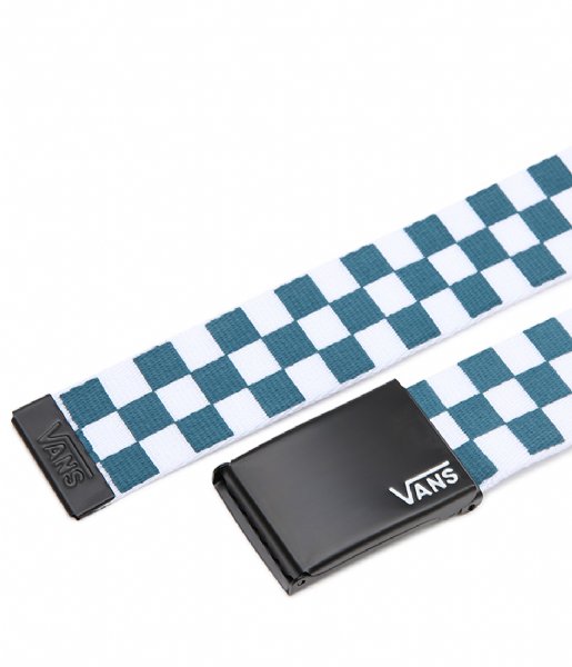 Vans  Deppster II Web Belt Blue Coral Checkerboard