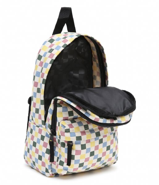 Vans  Novelty Bounds Backpack Multi Color Check Marshmallow Ashley Blue