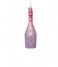 Vondels  Ornament glass rose champagne bottle  diamonds H16cm Rose Gold