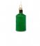 Vondels  Ornament glass glitter gin bottle H8cm Green