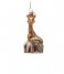 Vondels  Ornament glass Sophie la Girafe H10cm box Gold