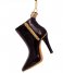 Vondels  Ornament Glass Black High Heel Boot 10cm Black