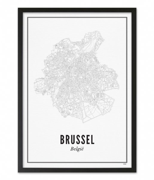 Wijck  Brussel City Nederlandse versie Black White