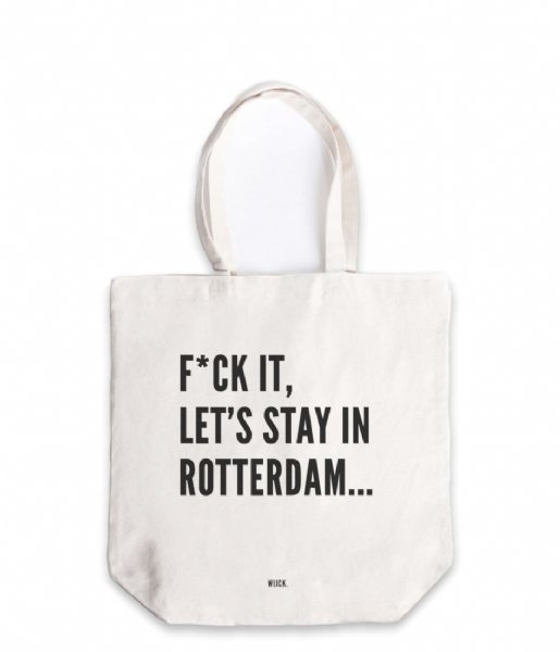 Wijck  Rotterdam City Canvasbag Wit